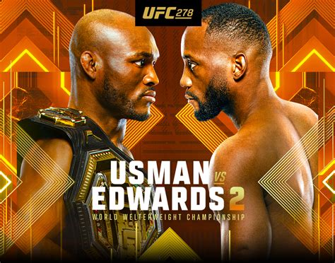 ufc 278 usman vs edwards.
